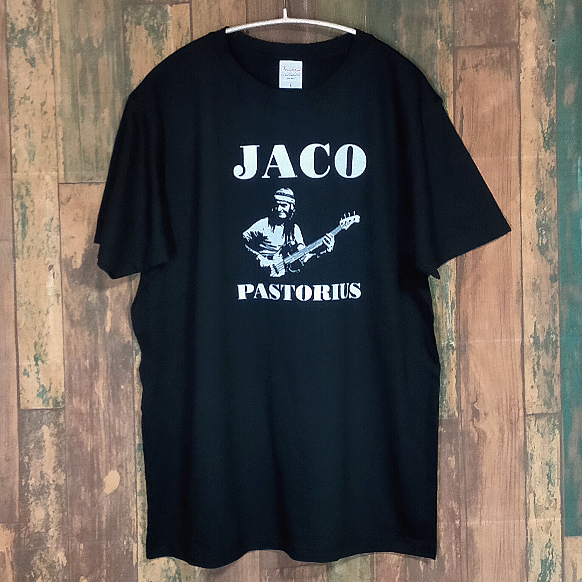 ジャコ・パストリアス Jaco 天才ベーシスト 半袖 黒色 Tシャツ 選べる6