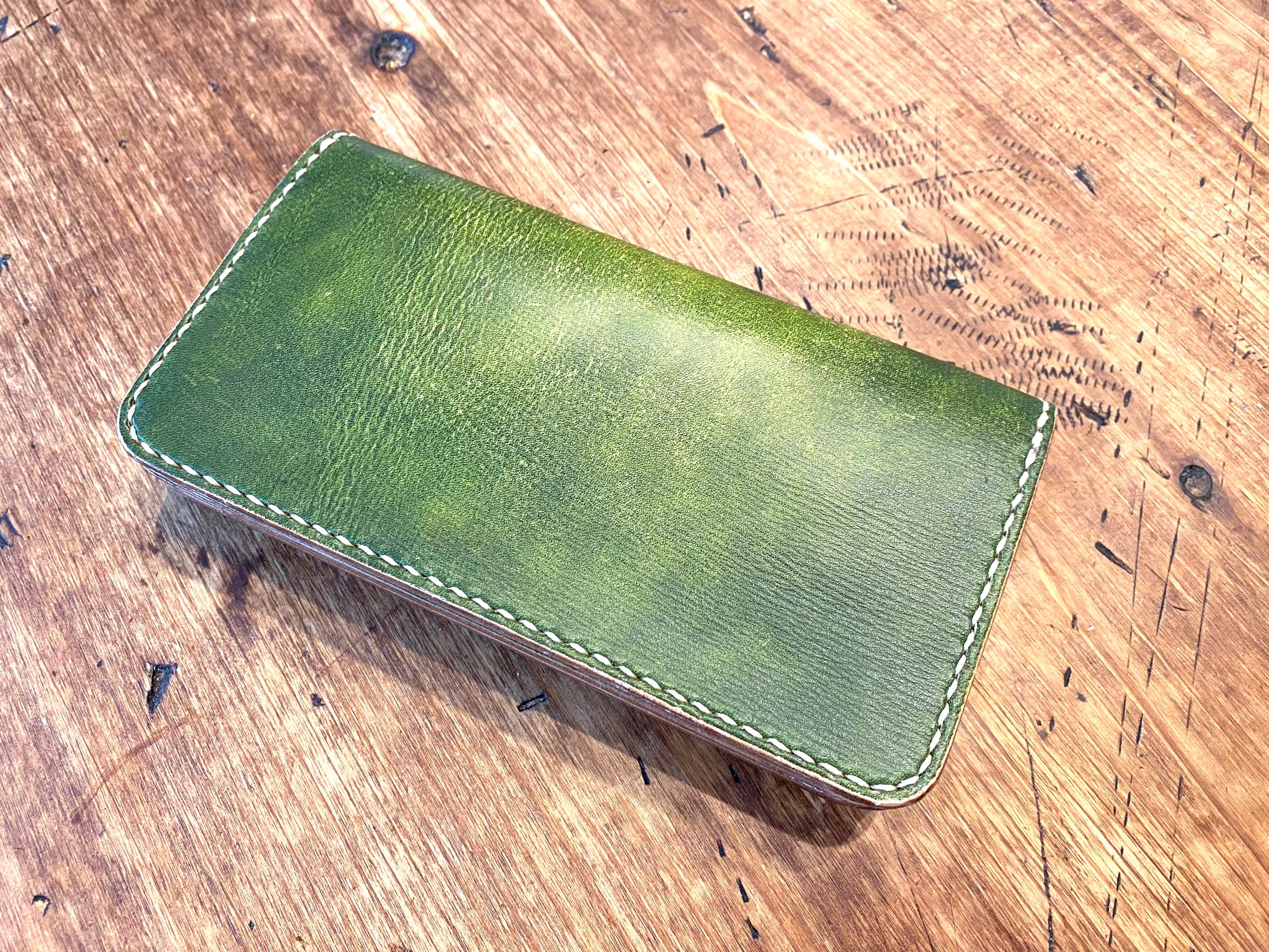トラッカーウォレット　TW01-GR 緑　グリーン　長財布　本革 トラッカーウォレットTW01-GR 緑グリーン長財布本革