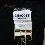 社交ダンス 衣装 ボトムス ブラック系 チャコット Chacott 黒 ズボン パンツ 無地 シンプル 練習 レッスン 伸縮 ストレッチ 日本製 装飾 上品 かわいい ダンス衣装 イベント おしゃれ 柔らかい生地 オールブラック