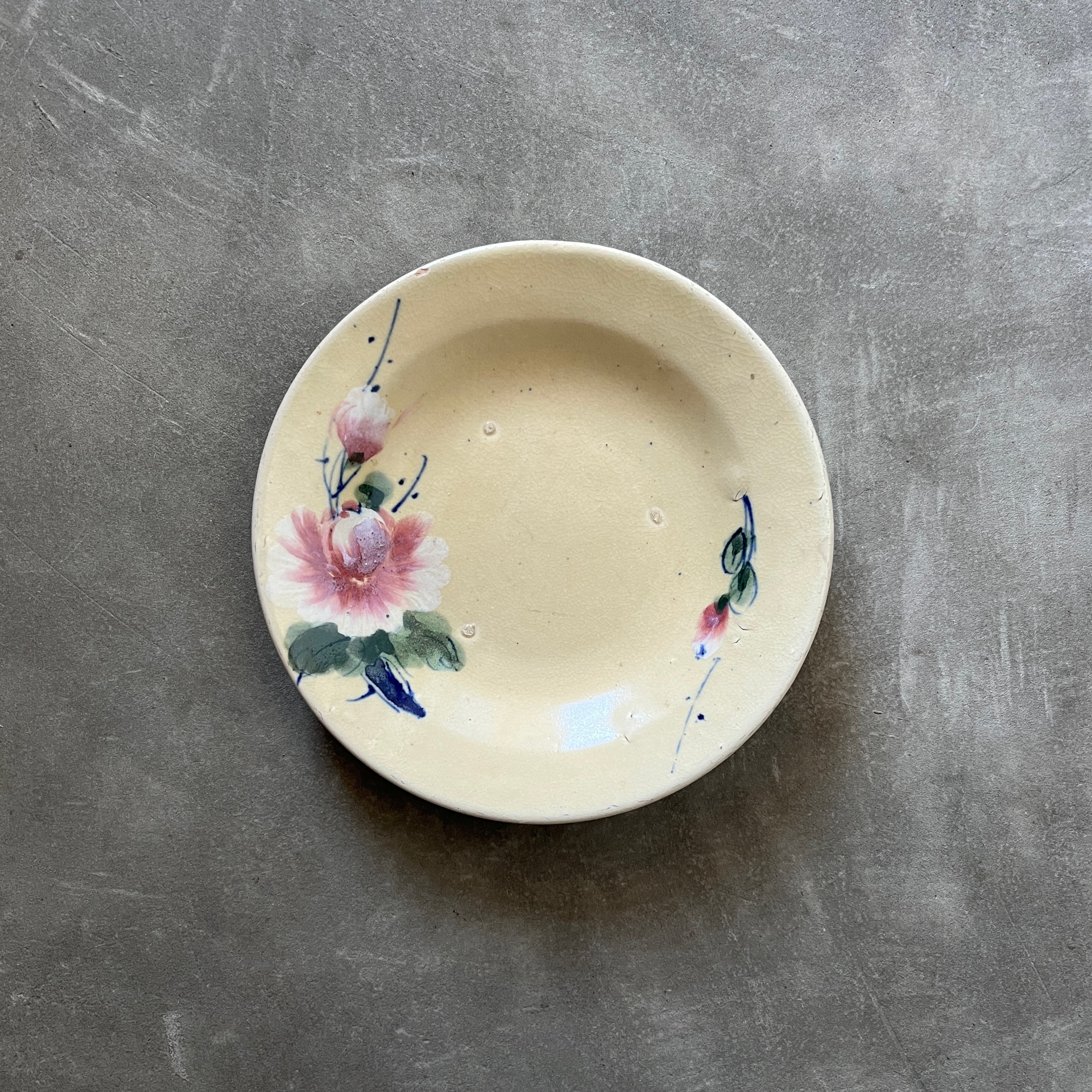 フランスアンティーク ムーラン・デ・ルー窯 丸形 プレート 皿 | Pay ID