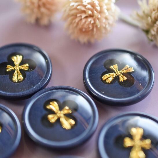 ゴールドクロス×ネイビー 15㎜