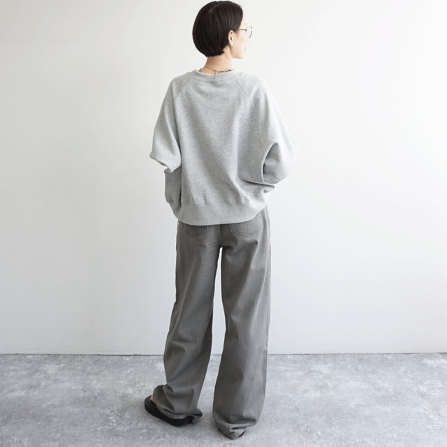 裏毛ドルマンプルオーバー　