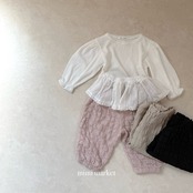 【取寄/韓国直送】mimimarket 26/AU トーションレースTシャツ｜秋服｜韓国子供服