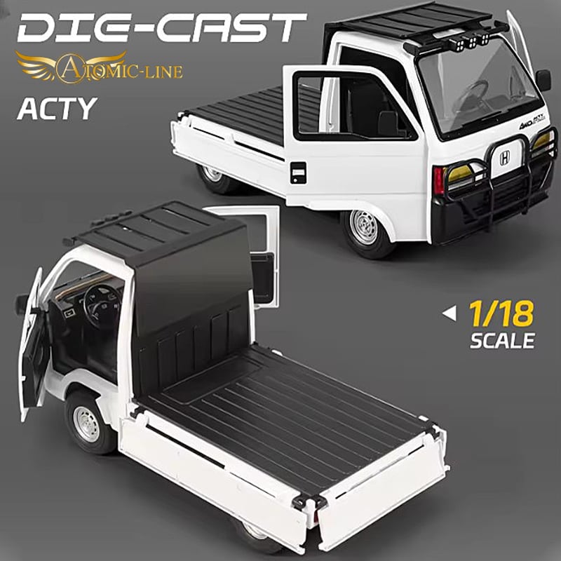 HONDA アクティ 4WD 1/18 ミニカー 全2色 ライト点灯 エンジンサウンド