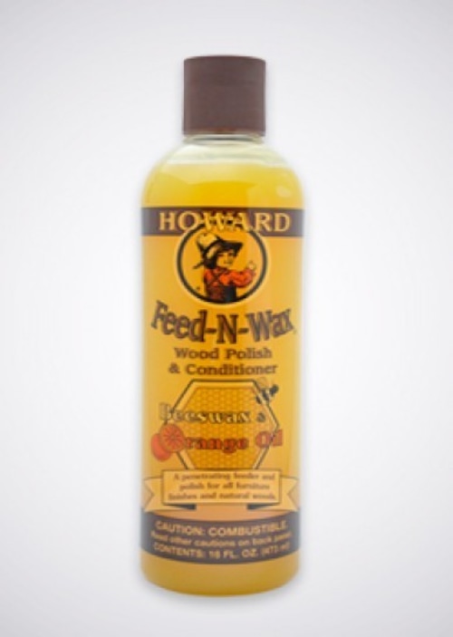 ハワード フィーデンワックス473ml(16oz) Howard Feed-N-Wax チーク・ウォルナット・マホガニー 無垢材家具のお手入れに！