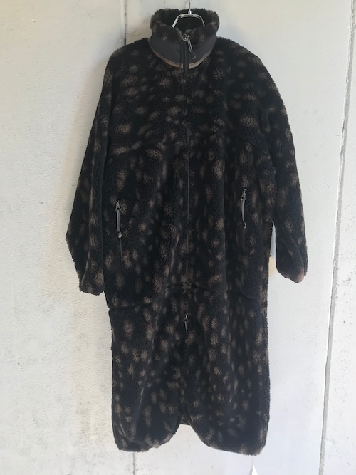 FILLTHEBILL  leopard fleece long coat