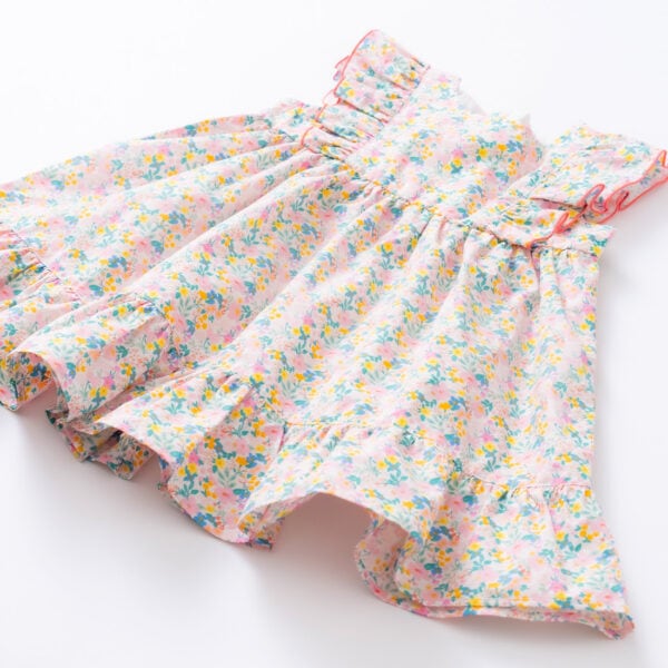 サマーフリルティアードワンピース     FLEUR      90cm   ギフトBOX入り