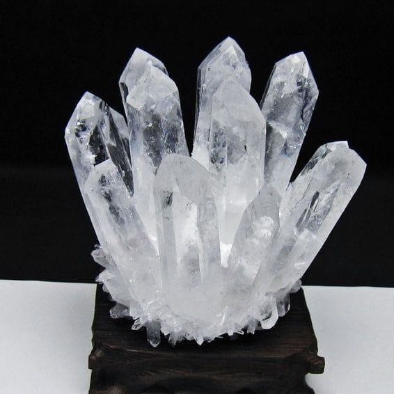 希少　カイヤナイト原石　クラスター　台座付 水晶 クラスター 水晶 原石 台座付属 一点物 182-8642 | 天然石