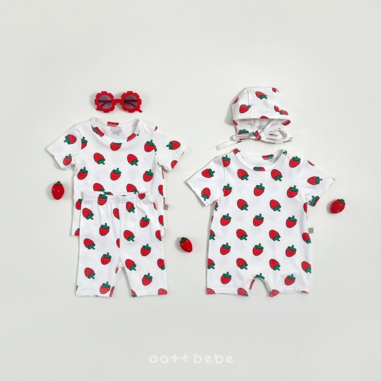 [oottbebe] Strawberry Loungewear / [오뜨베베] 스트로베리실내복