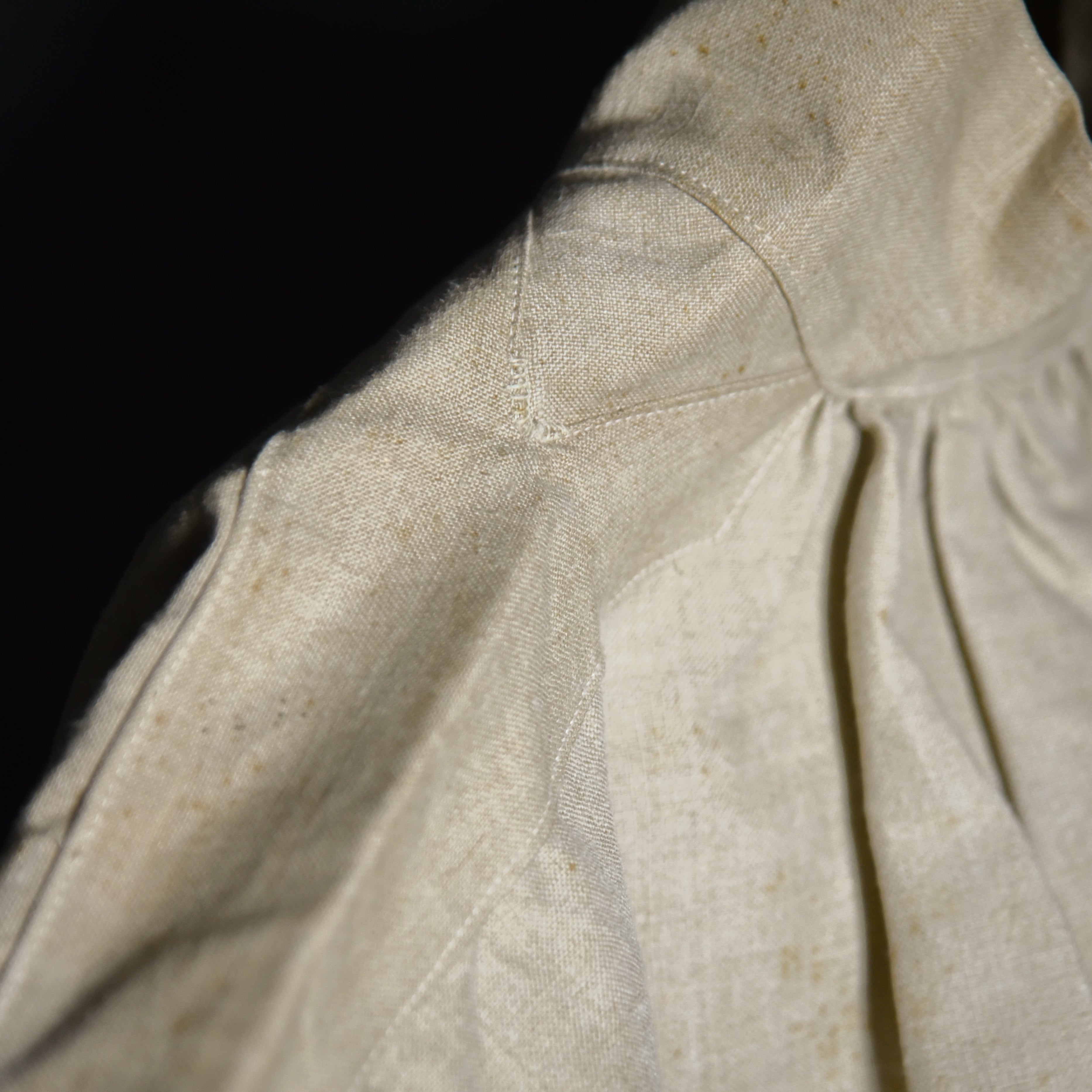 30s French Army Linen Hospital Bourgeron Smock フランス軍