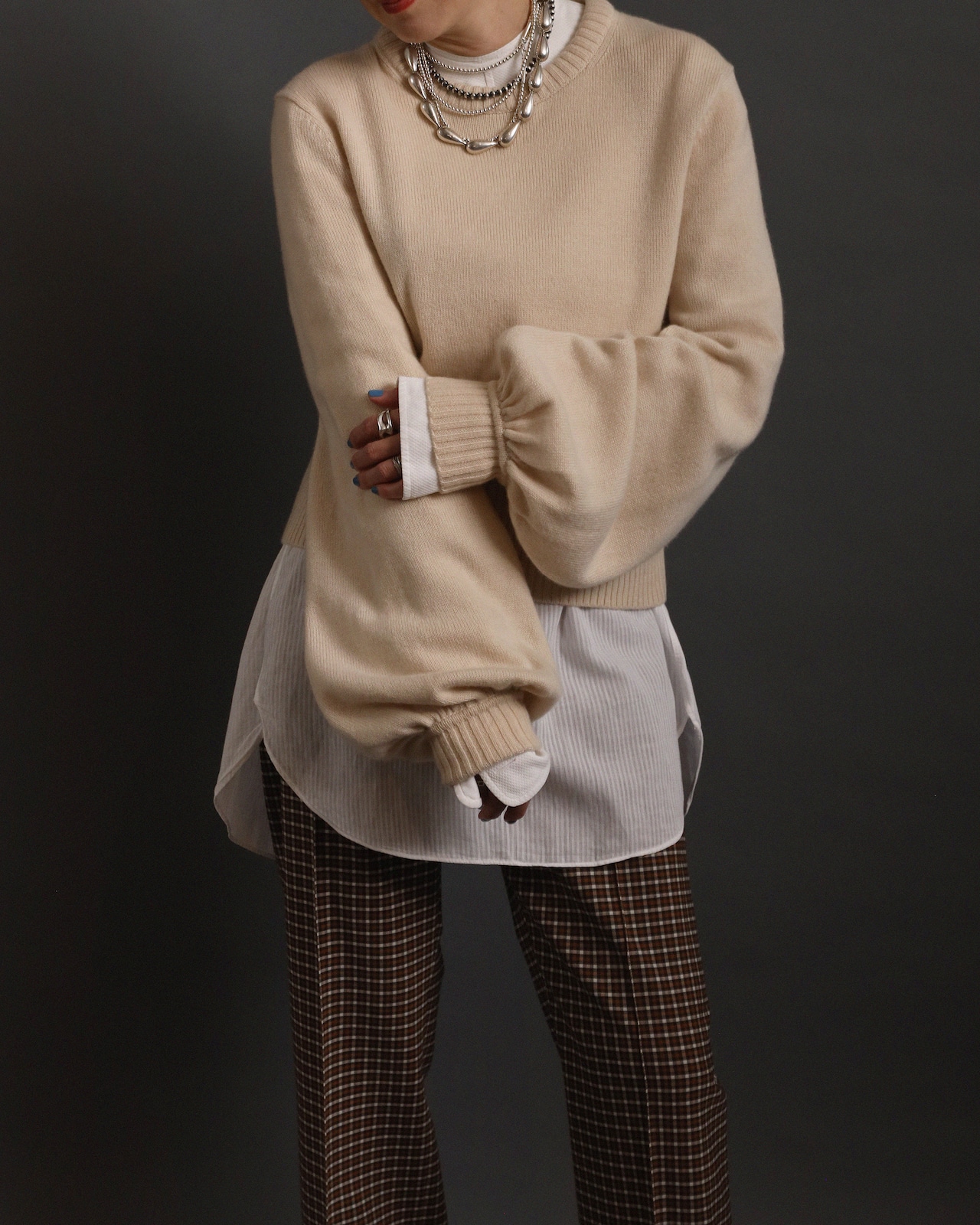 Chloe / Volume Sleeve Knit