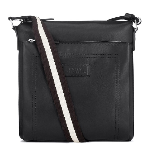 バリー BALLY メンズショルダー 6174857 TUSTONSM280 BLACK ブラック