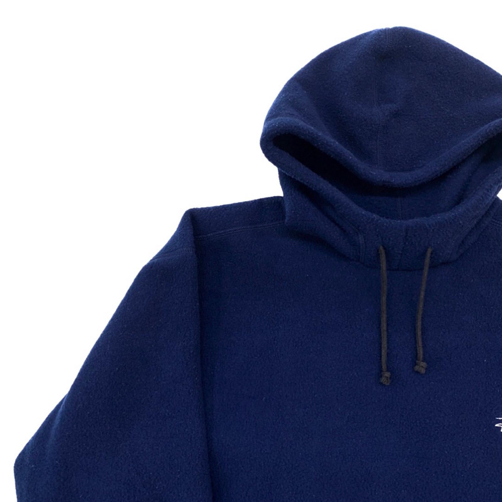 STUSSY | ステューシー 90年代 紺タグ フリースパーカー ブルー サイズ