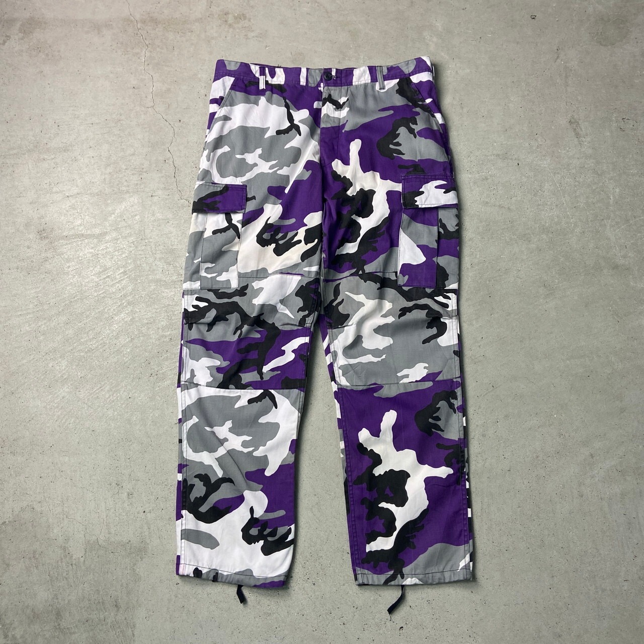 00年代 民間品 カーゴパンツ シティーカモ 迷彩 BDU ミリタリーパンツ 