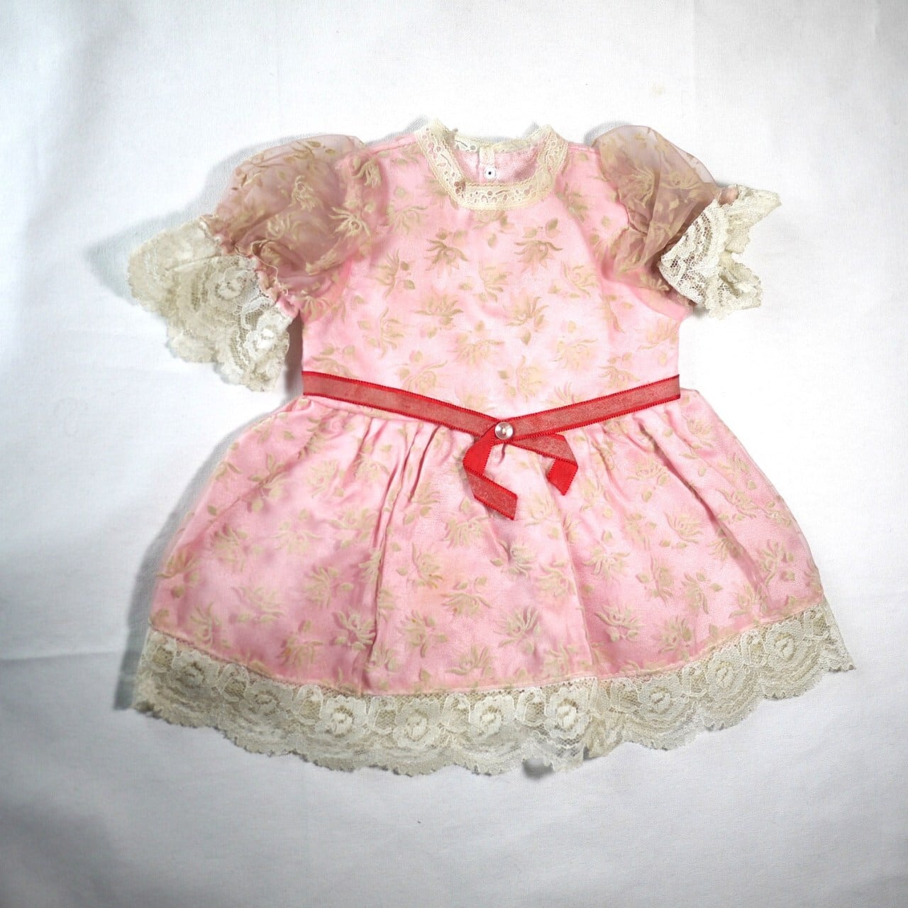 ドールドレス 人形服 ピンクドレス ’50~’60 ドイツ