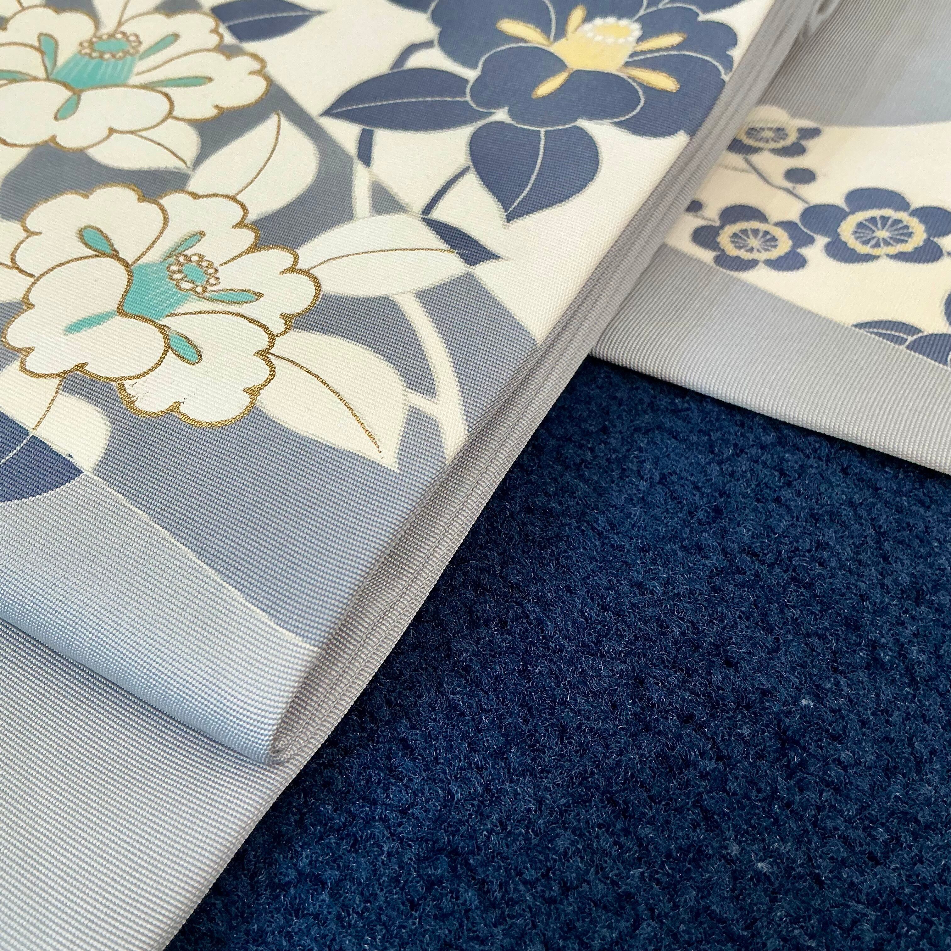 名古屋帯 椿 | kimono tento 正絹 金彩 逸品 九寸名古屋帯 平和屋着物 