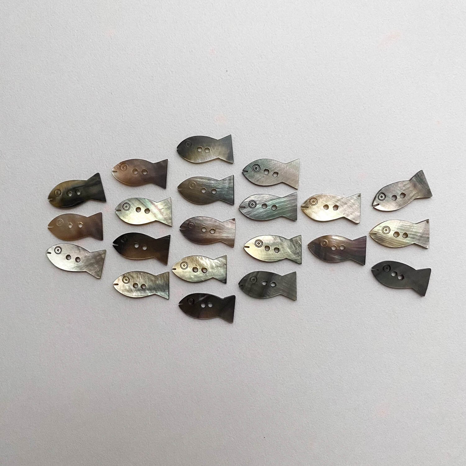 サカナのシェルボタン(22mm)