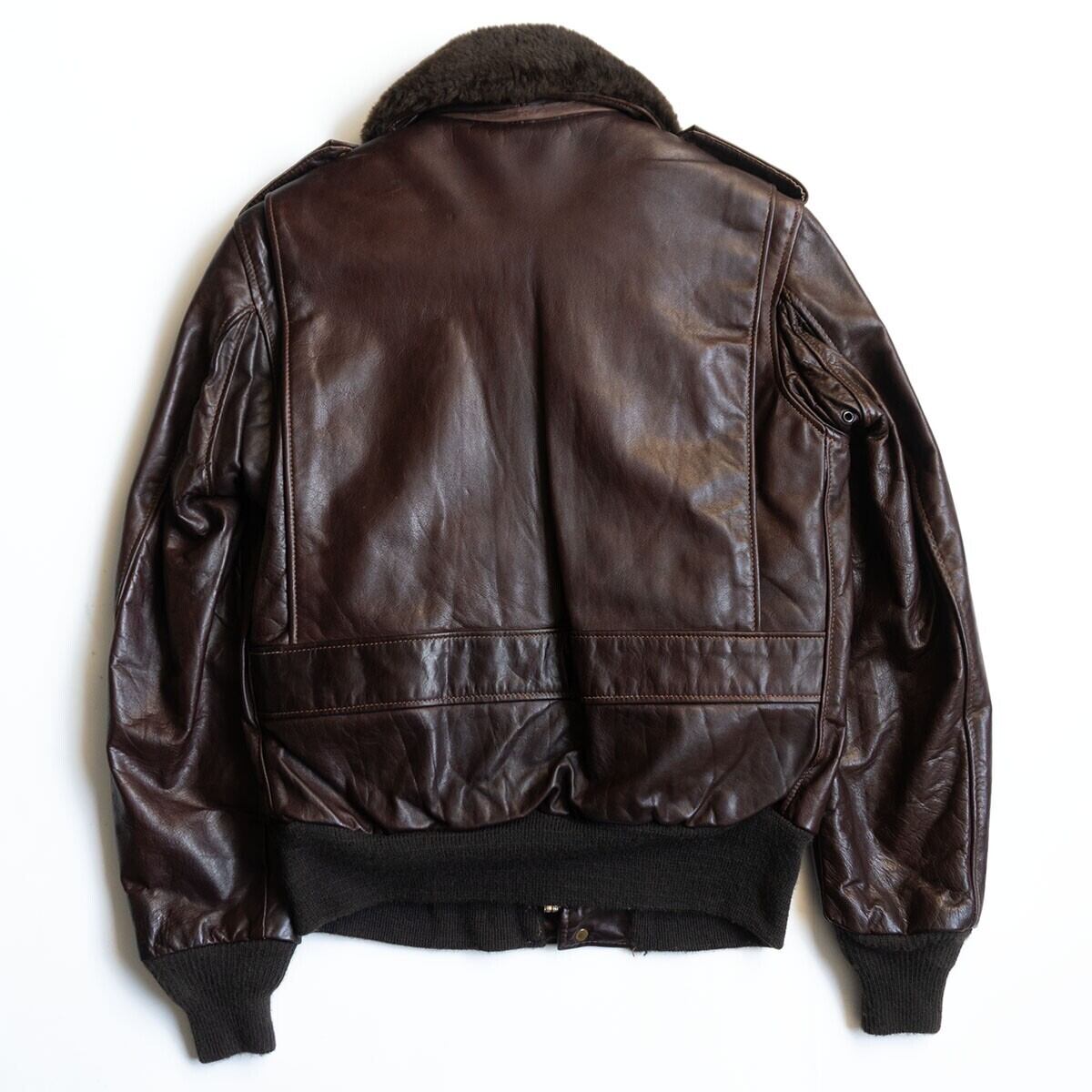 美品/希少✨schott フライトジャケット　G-1 184SM 本革　黒　40 Schott ショット 184SM G-1 A-2 フライトジャケット 40 茶