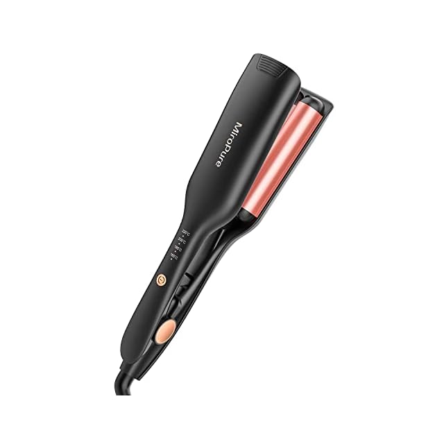 MiroPure ヘアアイロン カール ウェーブアイロン 26㎜ 挟むだけで