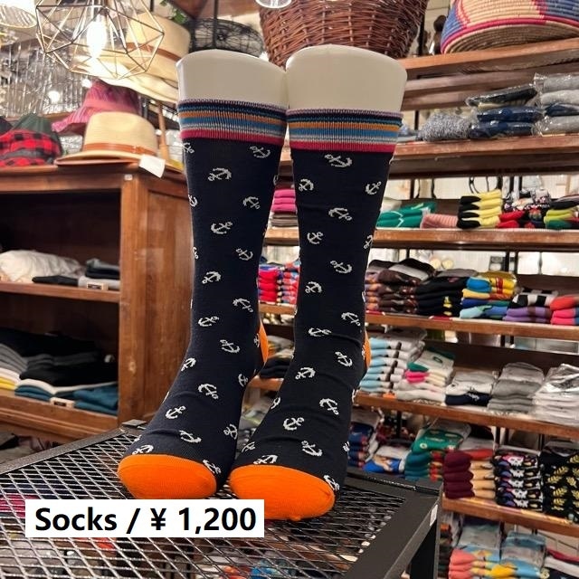 TOPANGA SOCKS Men's　アンカーソックス