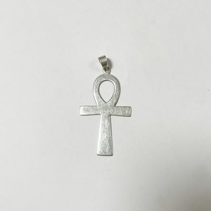 Vintage 925 Silver Ankh Egyptian Cross Pendant Top