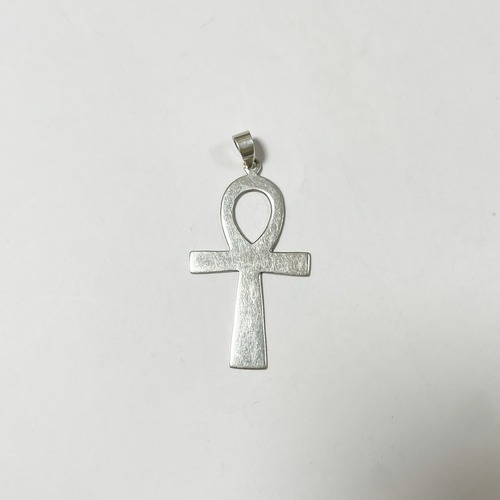 Vintage 925 Silver Ankh Egyptian Cross Pendant Top