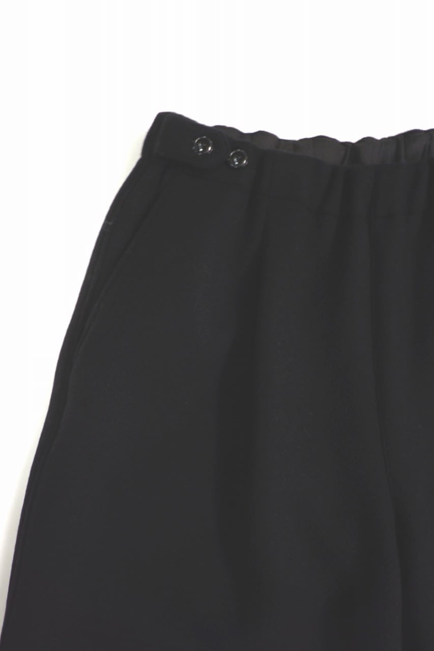 Wool Beaver Wide Easy Pants