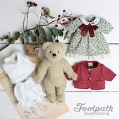 Vsb-0061 Lily beige bear set