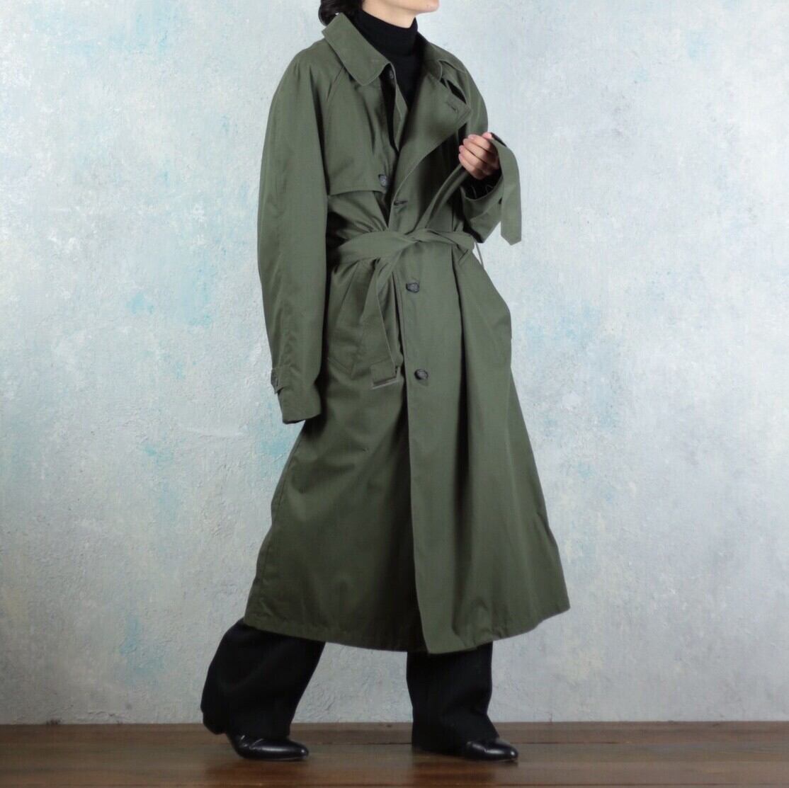GIORGIO ARMANI オーバー トレンチコート ライナー付き GIORGIO ARMANI オーバー トレンチコート ライナー付き
