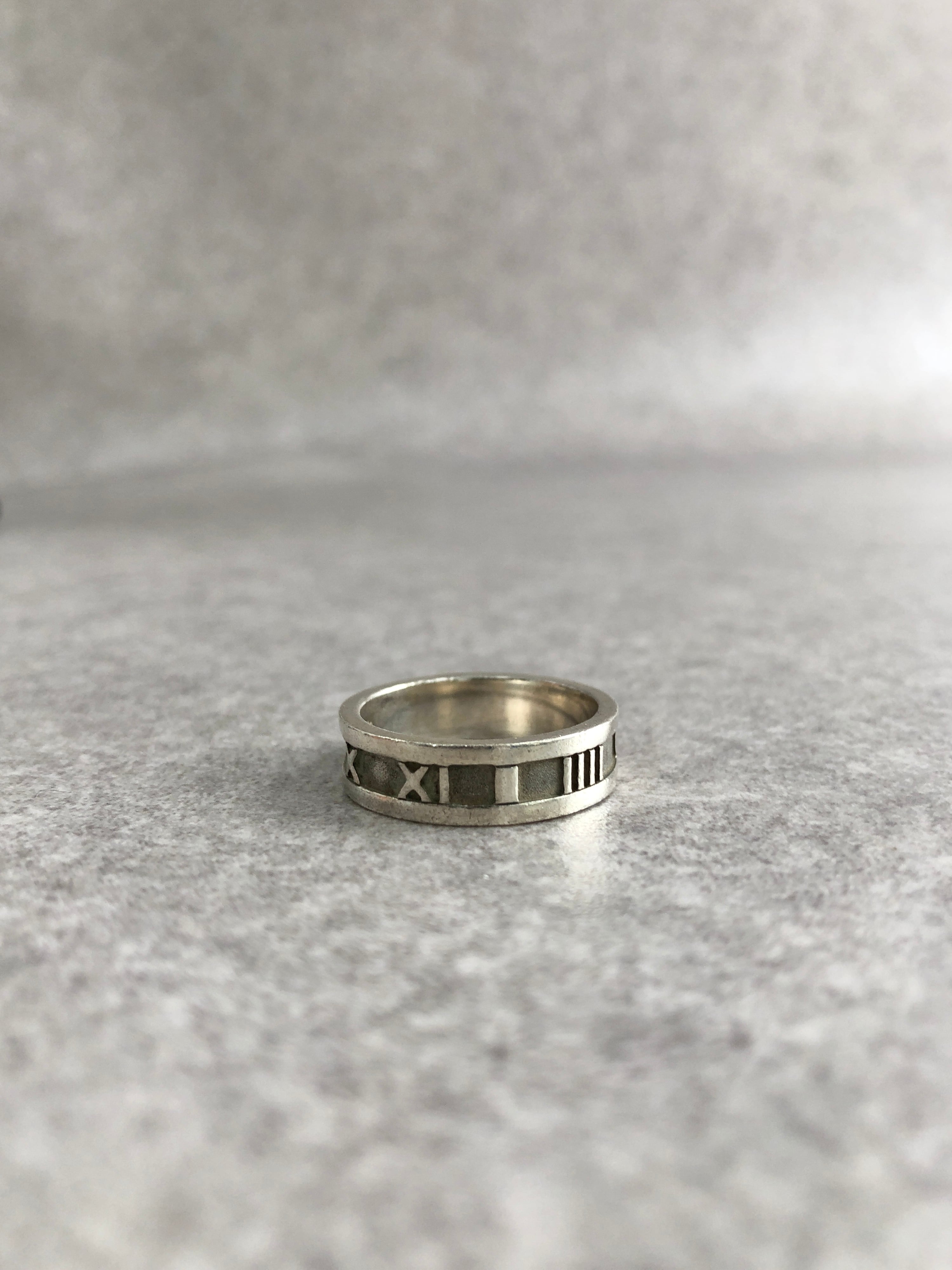 Tiffany & Co. ティファニー アトラス 指輪 リング シルバー vintage