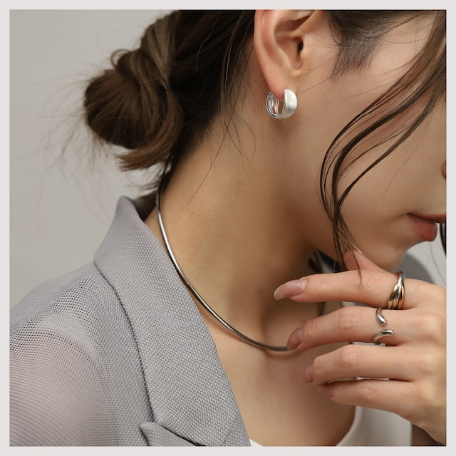Earring/Pierce -Gold/Silver-