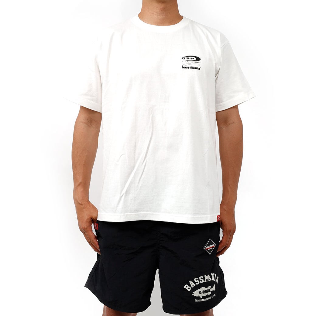 O.S.P×bassmania】 BANDANA Tシャツ［M.WHT］［限定生産］［7月上旬