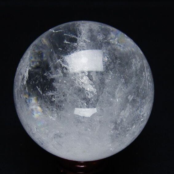 水晶 丸玉 57mm スフィア 置物 水晶玉 一点物 151-8890