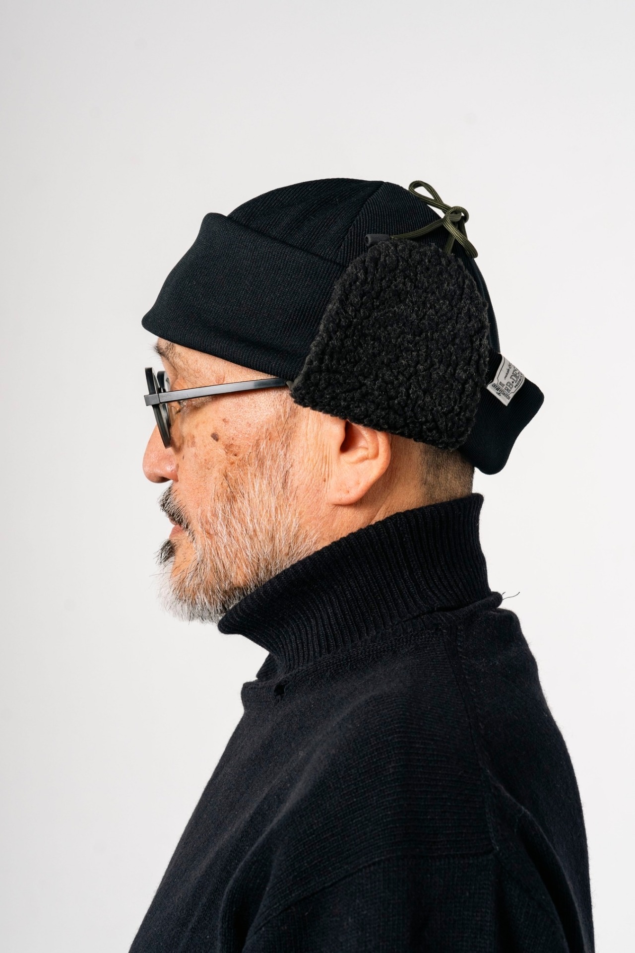 ニットCAP with dogear