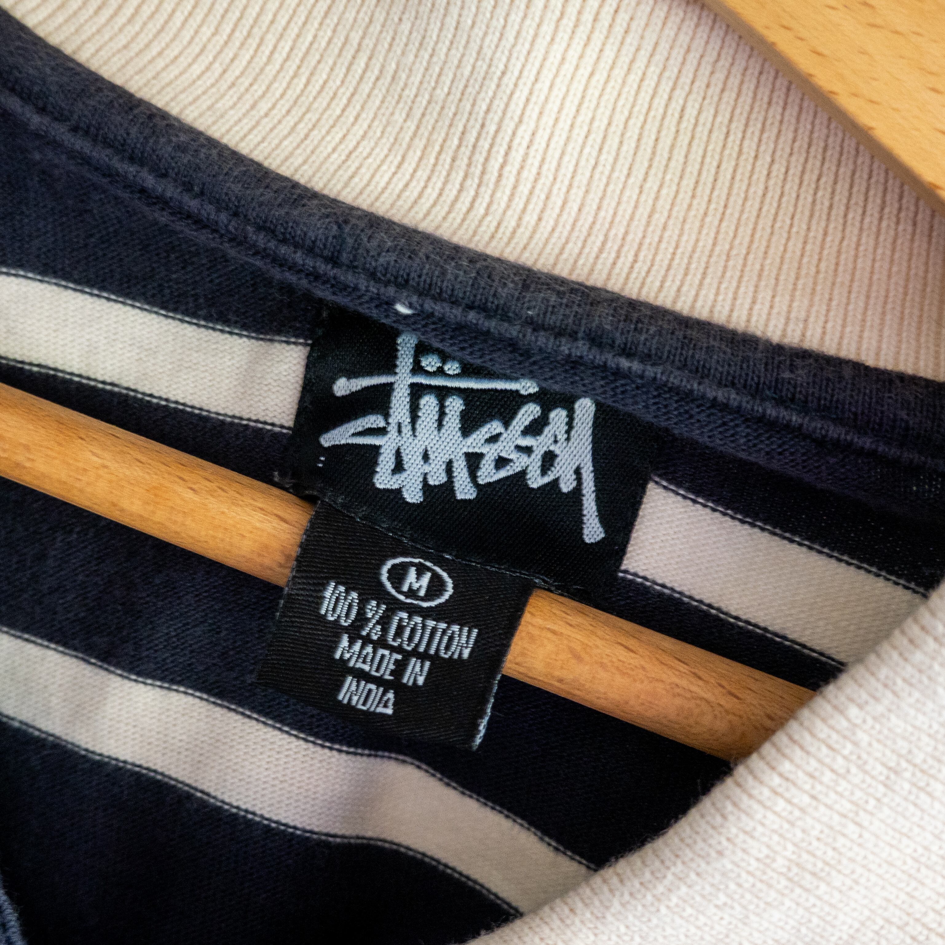 1990~00's stussy border polo | Anlien vintage online shop
