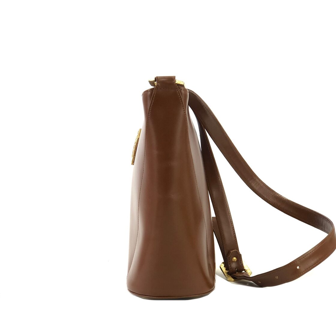 Yves Saint Laurent イヴ サンローラン オクタゴン レザー ショルダー 