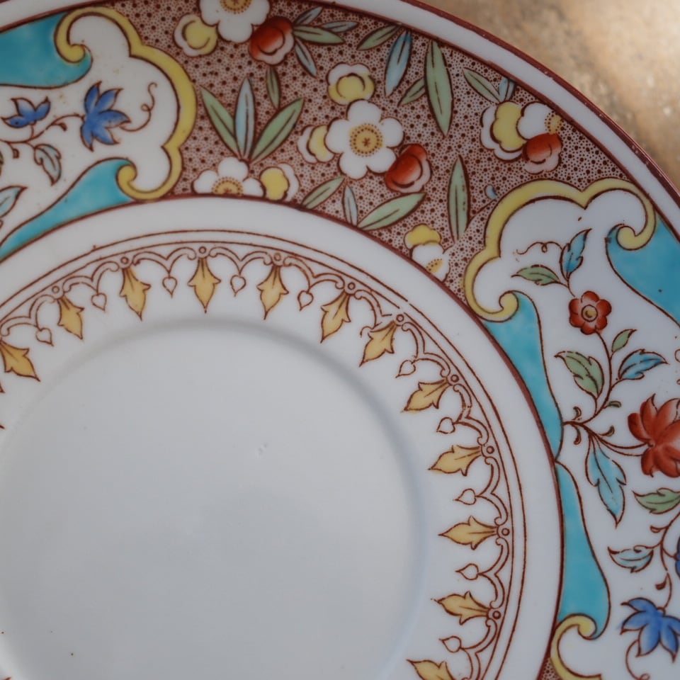 訳ありフランスアンティーク サルグミンヌ ミントン252＆767 カップ