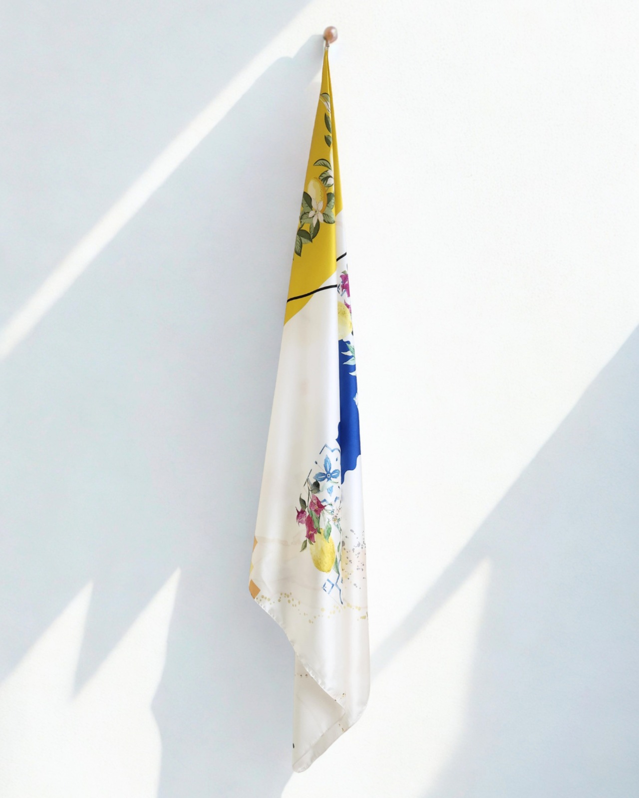 ​【SAMPLE / 1点限り】シルクスカーフ_展示・撮影使用品（Citron） - 16
