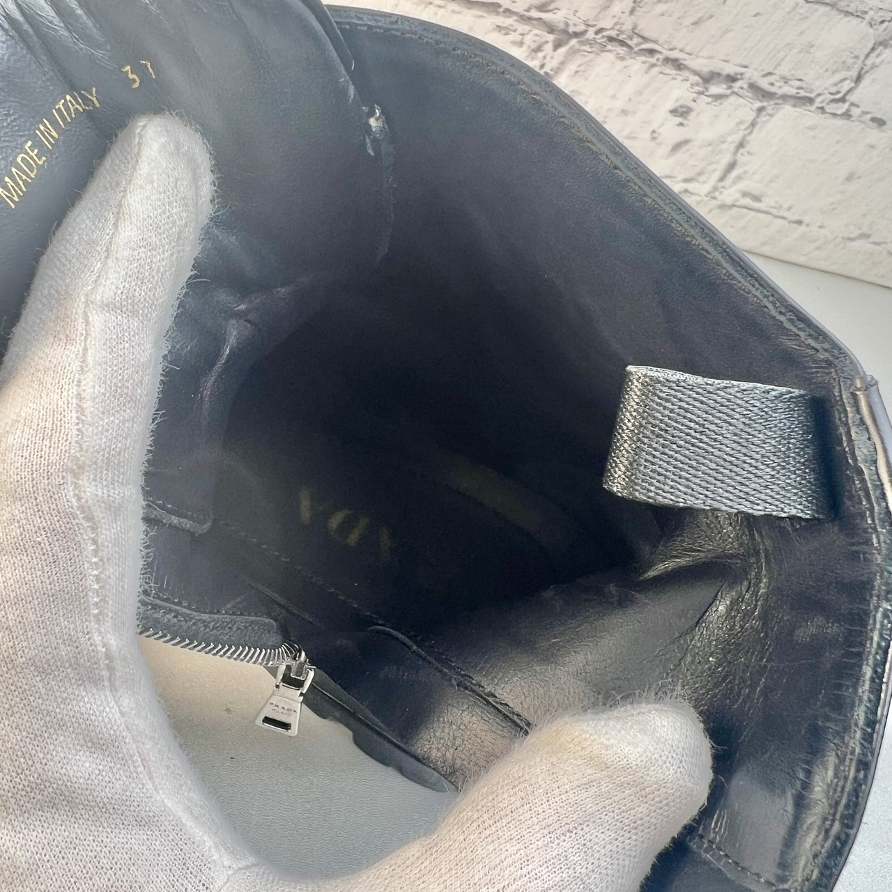 PRADA プラダ ブーツ ブラック A-10530