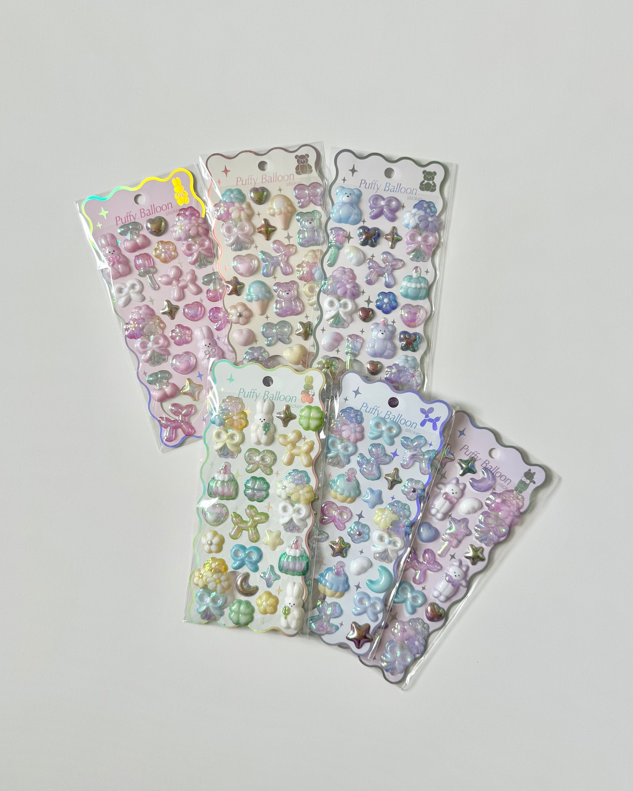 パフィバルーンステッカー　6点セット - 10