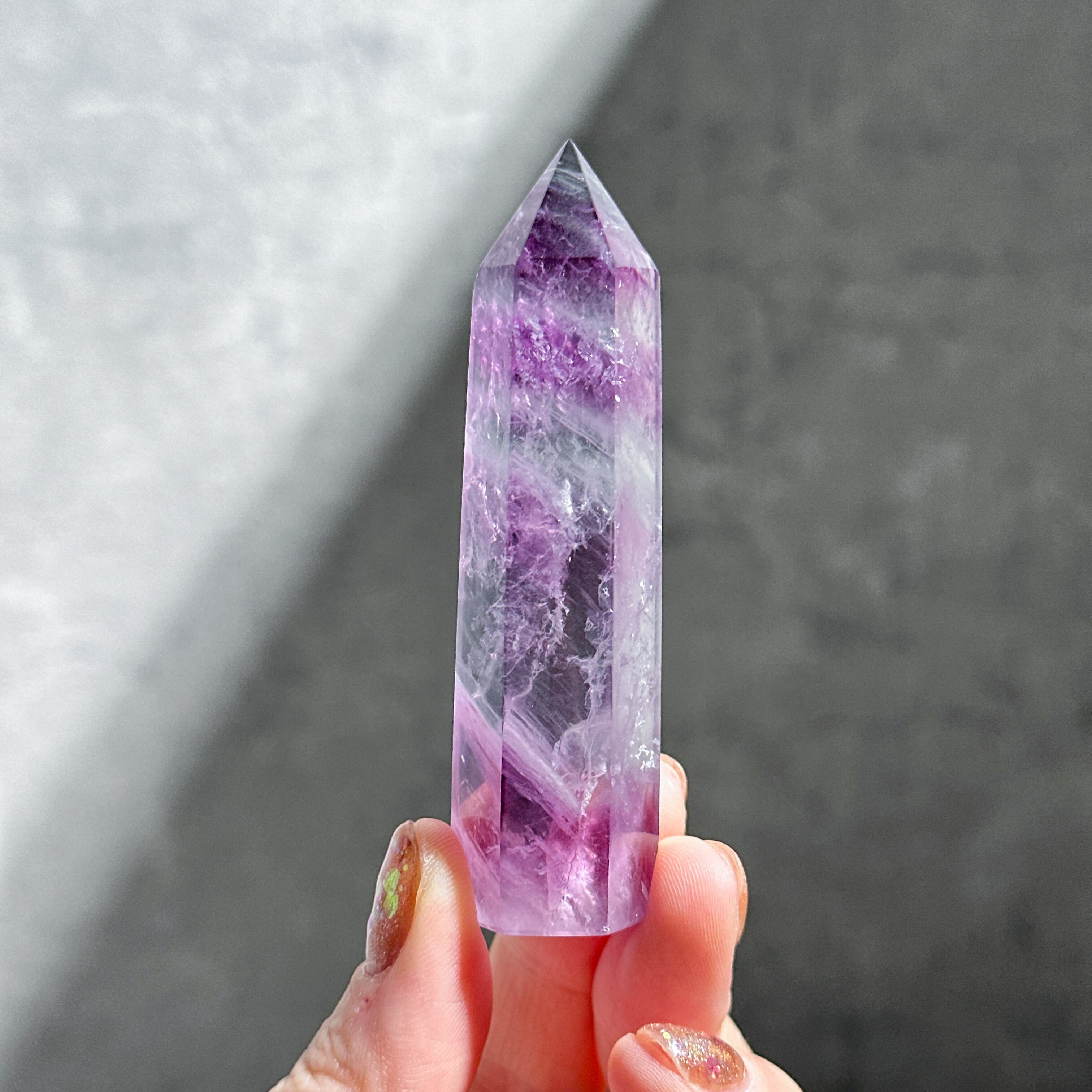 レインボーフローライト タワー型85◇ Rainbow Fluorite ◇天然石