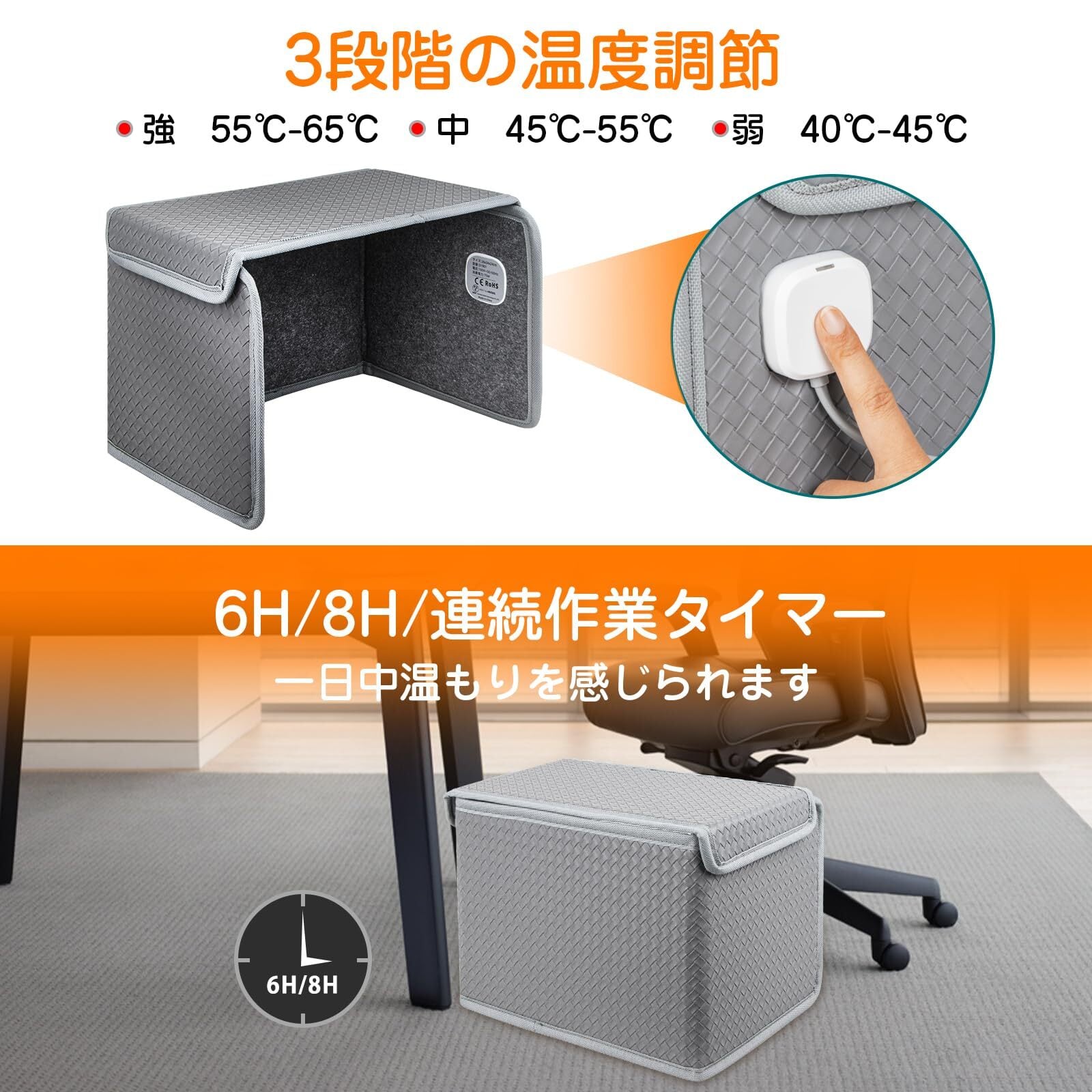 新着商品】Ninonly パネルヒーター ペット 足元パネルヒーター デスク