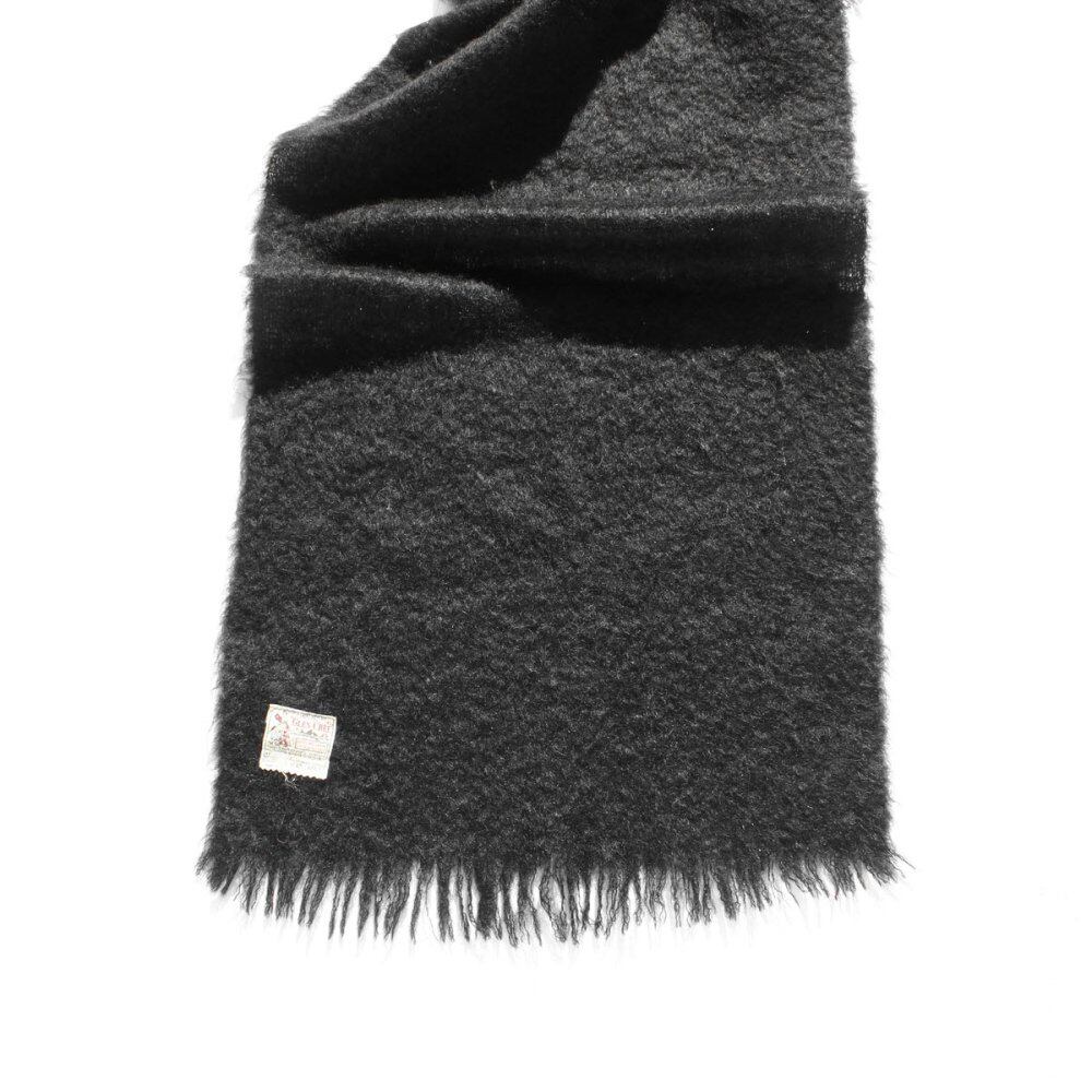 Vintage Mohair Stole Black [1960s-] [GLEN CREE] 100% Mohair