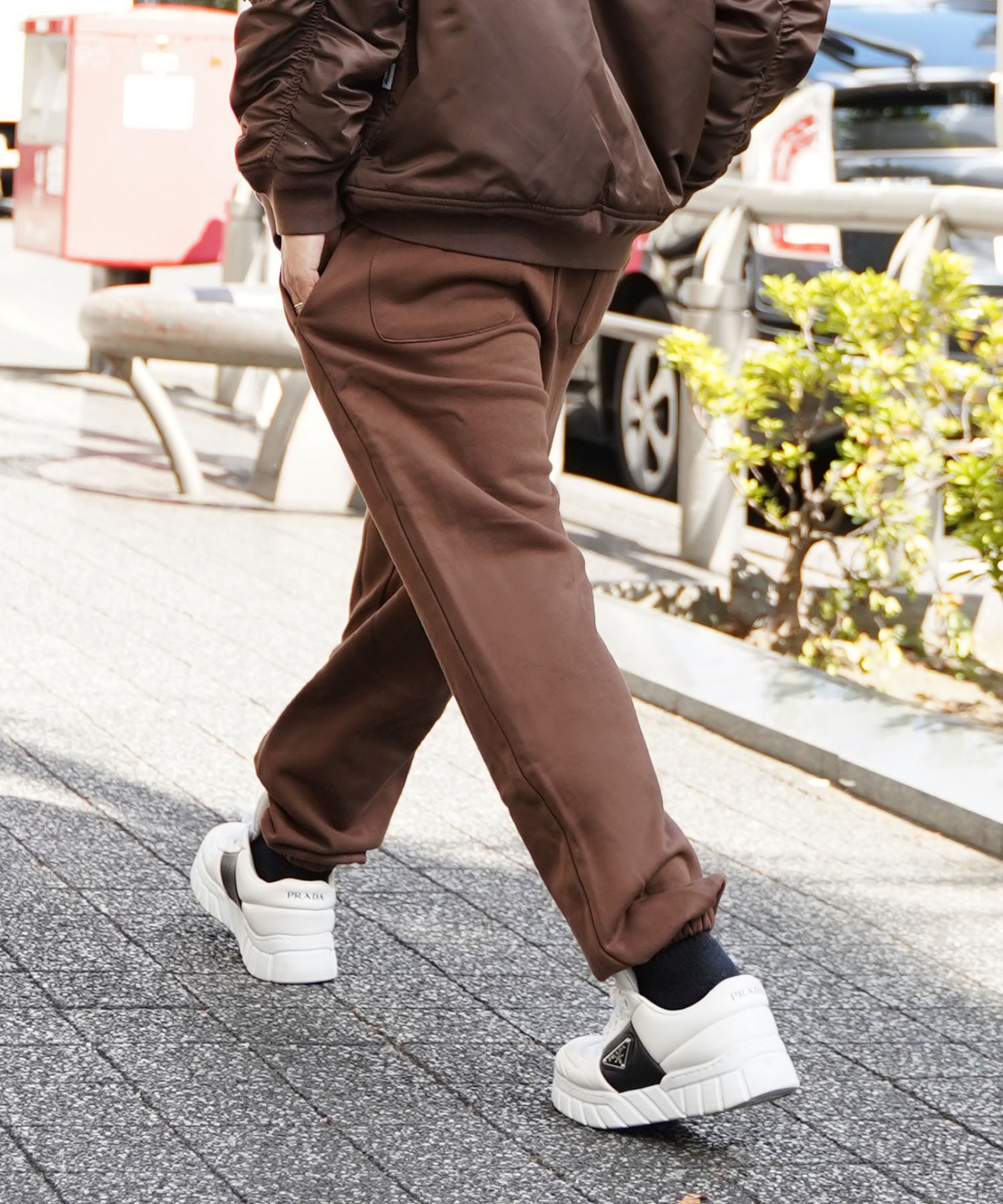 【#Re:room】BIG LOGO PRINT WIDE SWEAT PANTS［REP234］