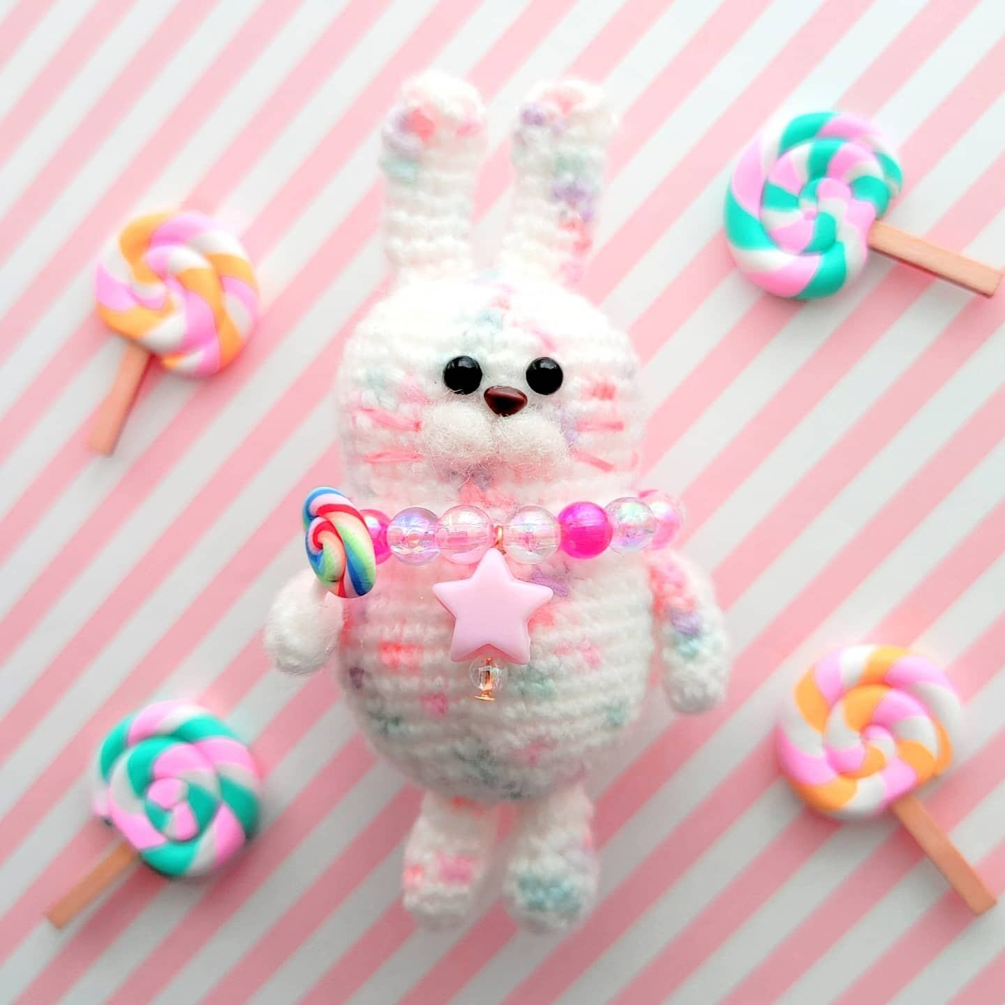 ハートマカロンロリポップ♡垂れみみうさぎちゃん