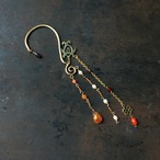 SALE 真鍮のお花イヤーフック