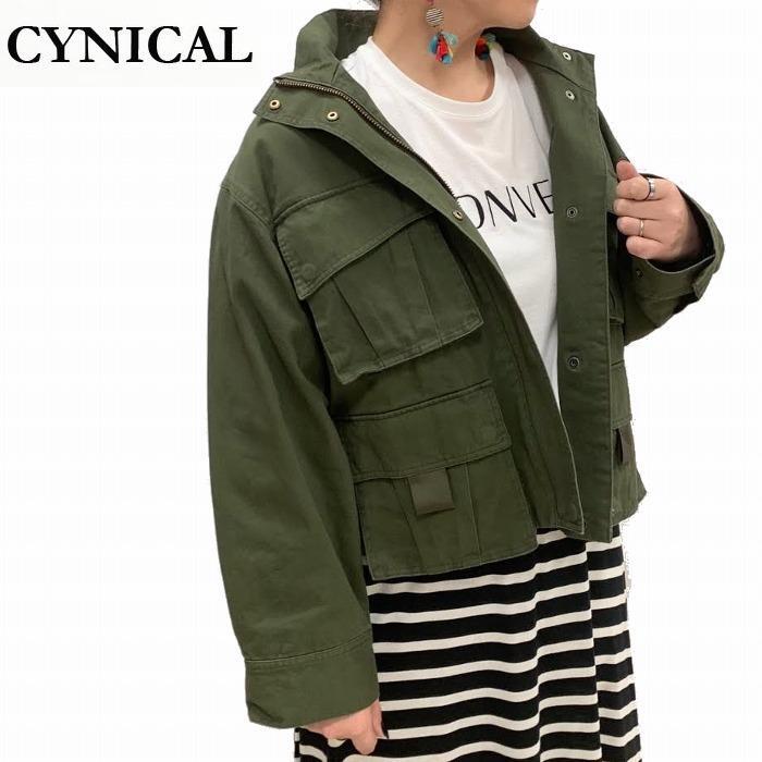 Cynical ミリタリージップジャケット 352-94040 cynical シニカル
