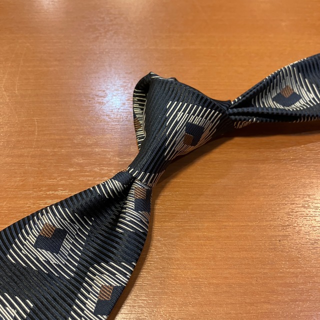 "未使用品" F.Marino "SFODERATO" SILK JACQUARD TIE