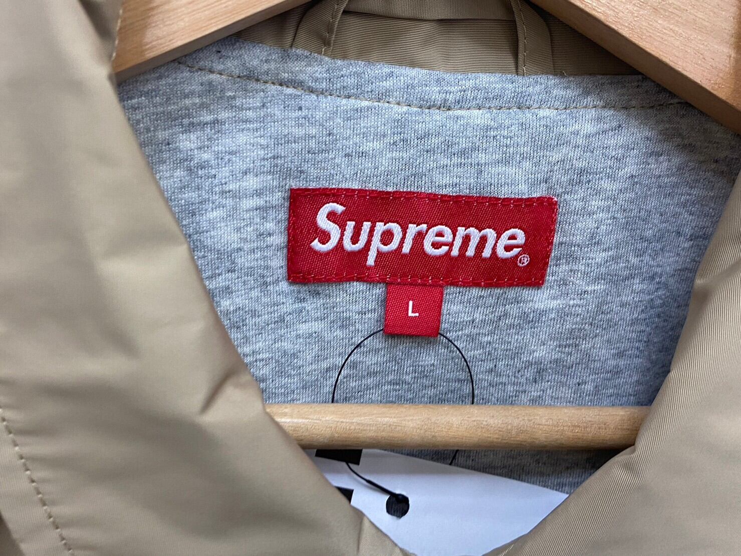 Supreme 1-800 COACHES JACKET TAN LARGE 42907 | BRAND BUYERS OSAKA 
