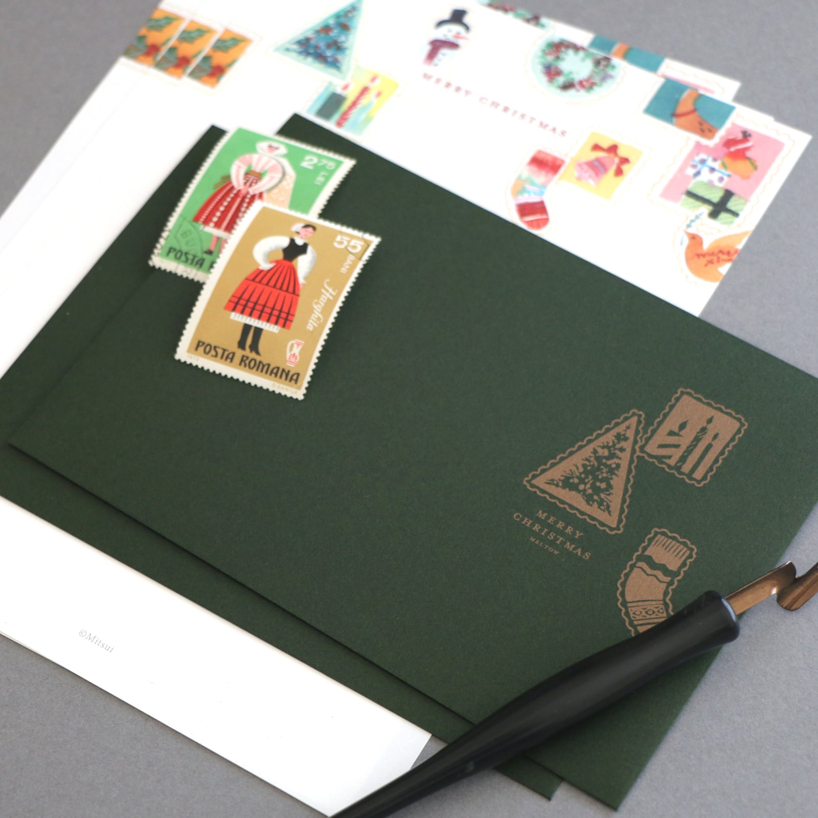 クリスマスのレターセット | meltow